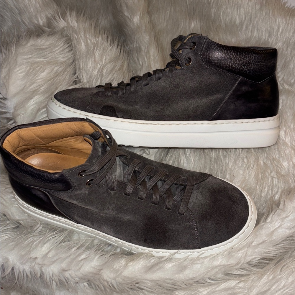 Magnanni Costa Lo Retro Leather Suede Sneaker Men’s 9 9.5 EU 42 Style 21619